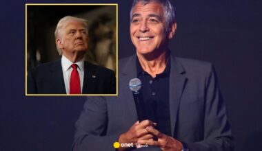George Clooney w Łodzi mówił o swojej żonie. Nagle uderzył w Donalda Trumpa