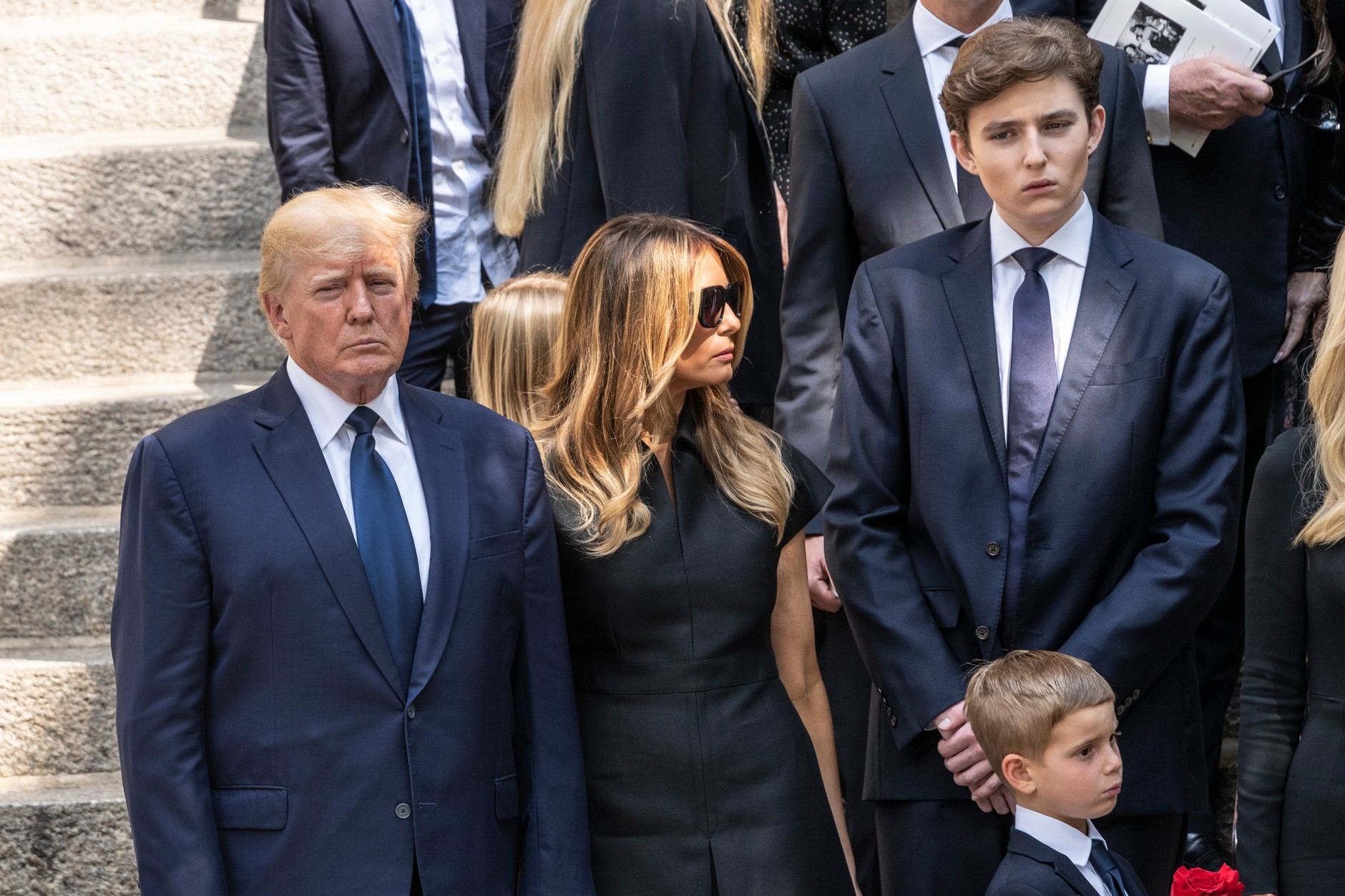 Donald Trump, Melania Trump i Barron Trump