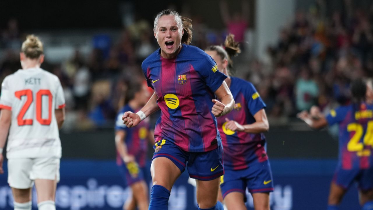 Ewa Pajor z kolejnym trafieniami w koszulce FC Barcelony. Polka przyczyniła się do zwycięstwa w Lidze Mistrzyń - sport.tvp.pl