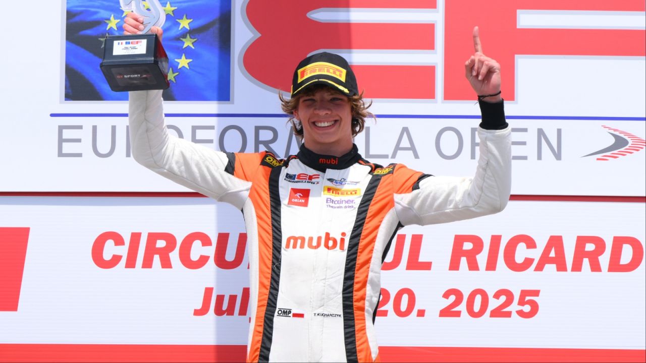 Tymek Kucharczyk wygrał wyścig na torze Monza. Polak mistrzem Euroformuły Open - sport.tvp.pl