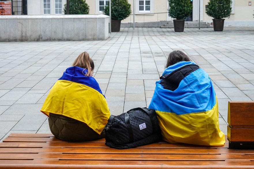 Ukraińskie uchodźczynie w Niemczech, Karlsruhe, 25 lutego 2025 r.