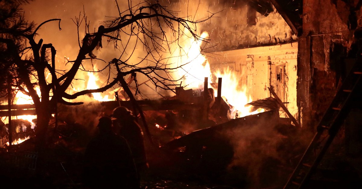 Skutki rosyjskiego ataku na Kijów, 29 września 2025 r.