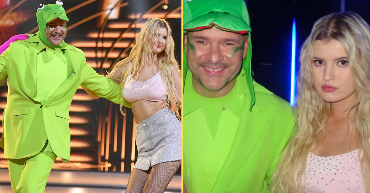 Tomasz Karolak z córką Leną i Izabelą Skierską