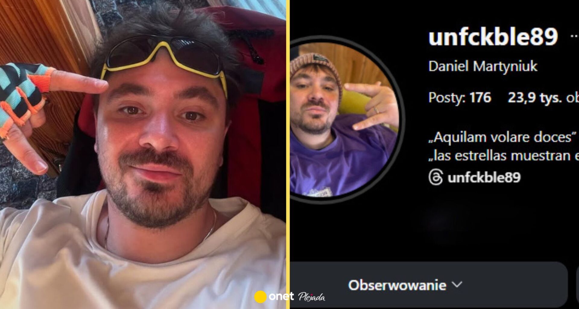 Daniel Martyniuk zmienił nazwę na Instagramie. Uwagę zwraca dziwny opis