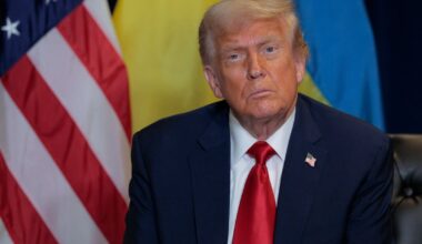 Prezydent USA Donald Trump w siedzibie ONZ w Nowym Jorku, 23 września 2025 r.