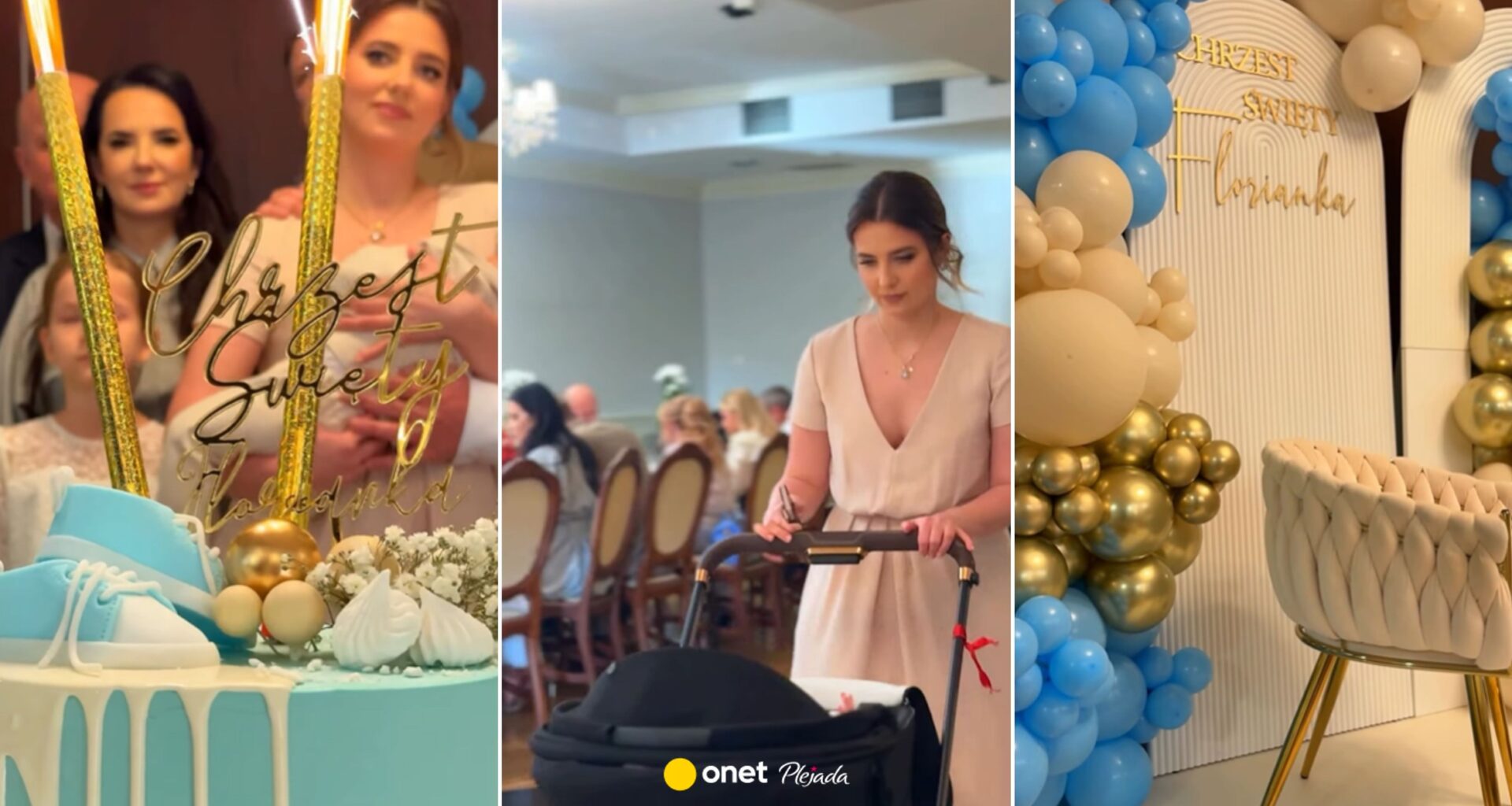 Ścianka, dekoracje i tort. Tak wyglądały chrzciny syna Daniela Martyniuka