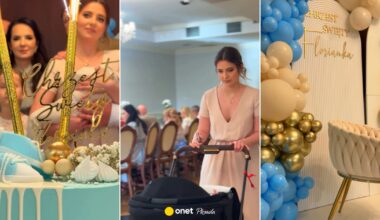 Ścianka, dekoracje i tort. Tak wyglądały chrzciny syna Daniela Martyniuka