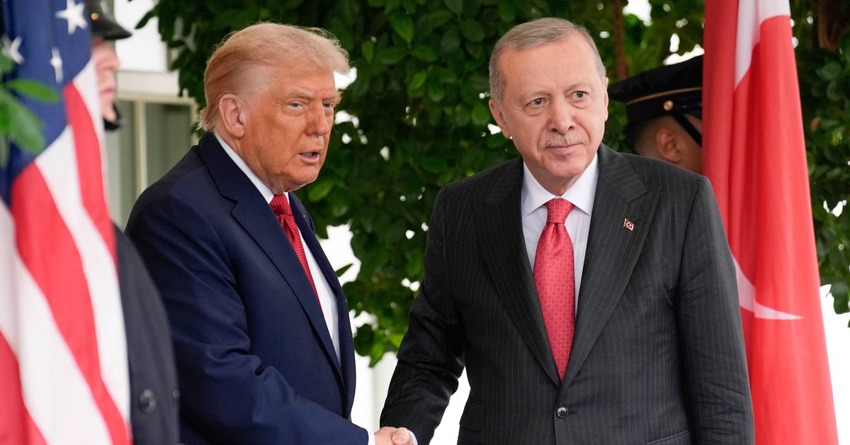 Donald Trump i Recep Tayyip Erdogan, Waszyngton, Stany Zjednoczone, 25 września 2025 r.