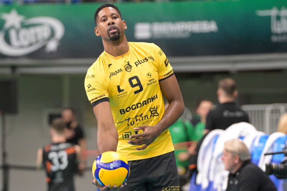 Wilfredo Leon podczas Bogdanka Volley Cup im. Tomasza Wojtowicza