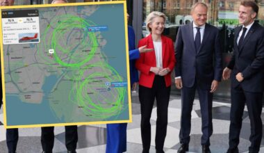 Niecodzienne manewry samolotu podczas szczytu w Kopenhadze. Jest wyjaśnienie - Onet