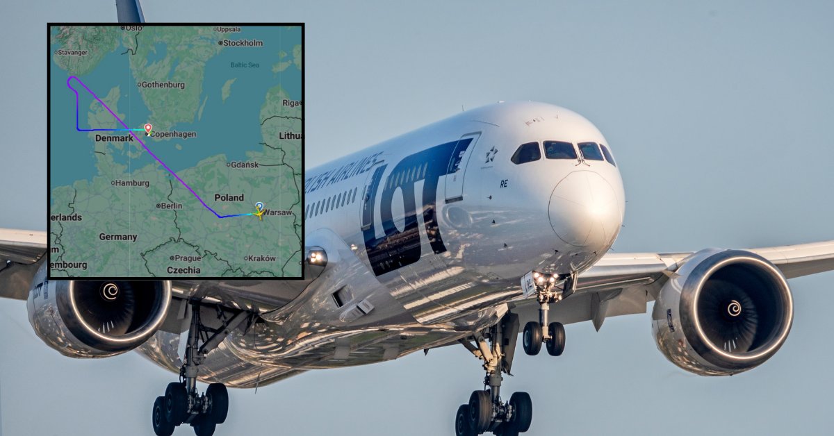 Śmierć pasażera na pokładzie samolotu. Z tego powodu zawrócił (Screen: FlightRadar24)