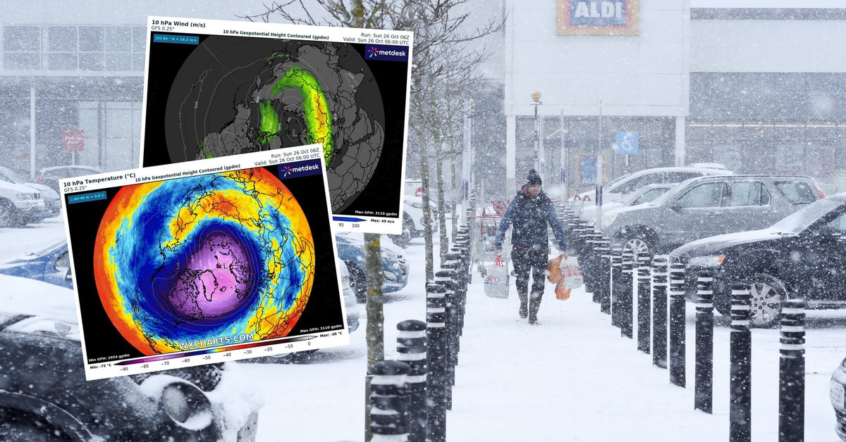 Temperatura na wysokości 30 km spadła do -70 st. C