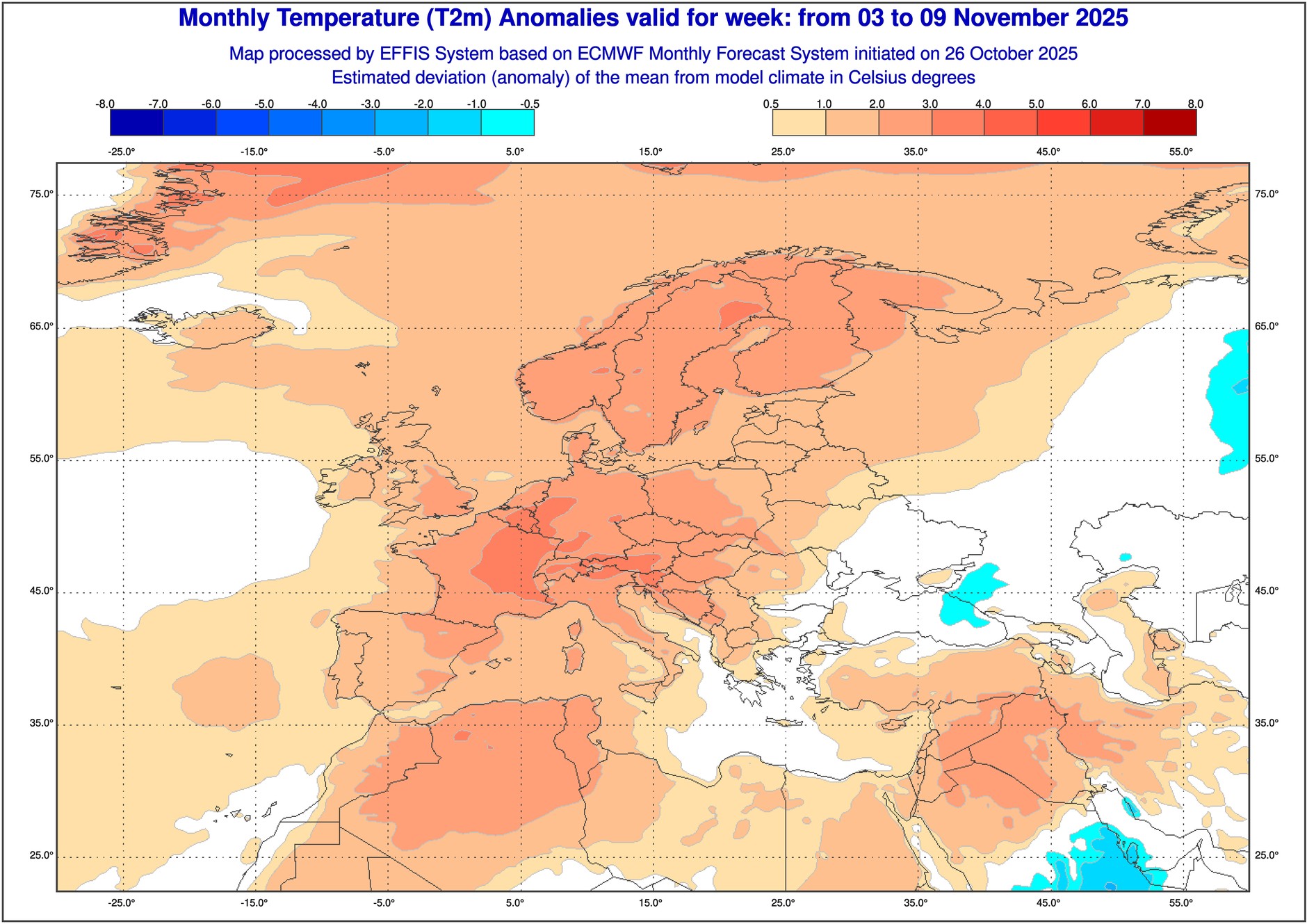Kolejny tydzień przyniesie jeszcze większe odchylenie temperatury