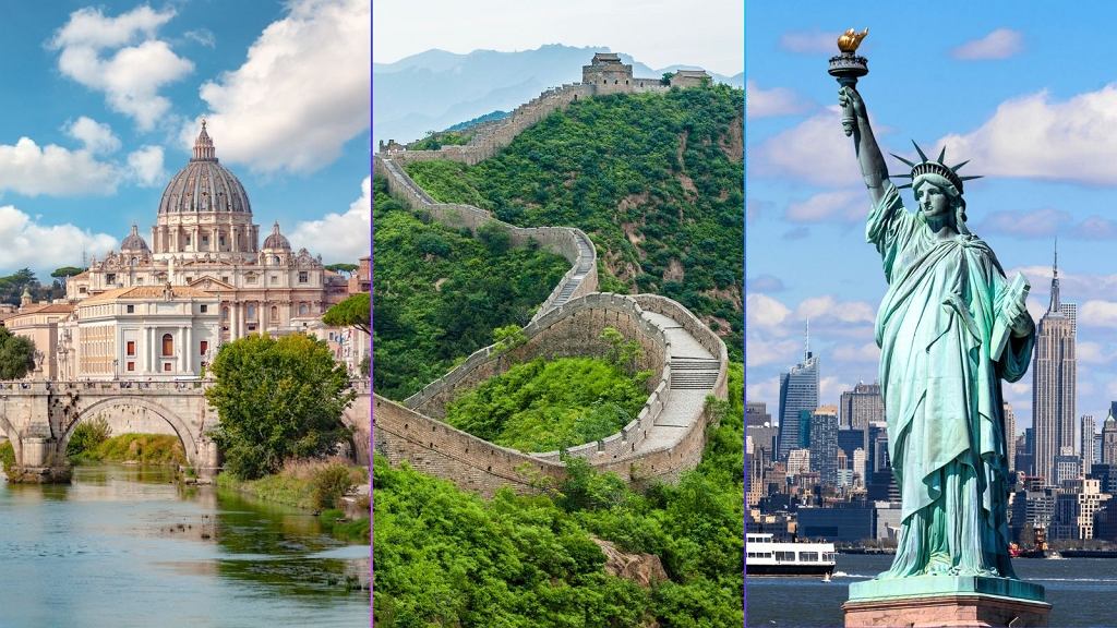 Quiz geograficzny dla obieżyświatów. Wiesz, gdzie znajdują się najsłynniejsze miejsca świata?