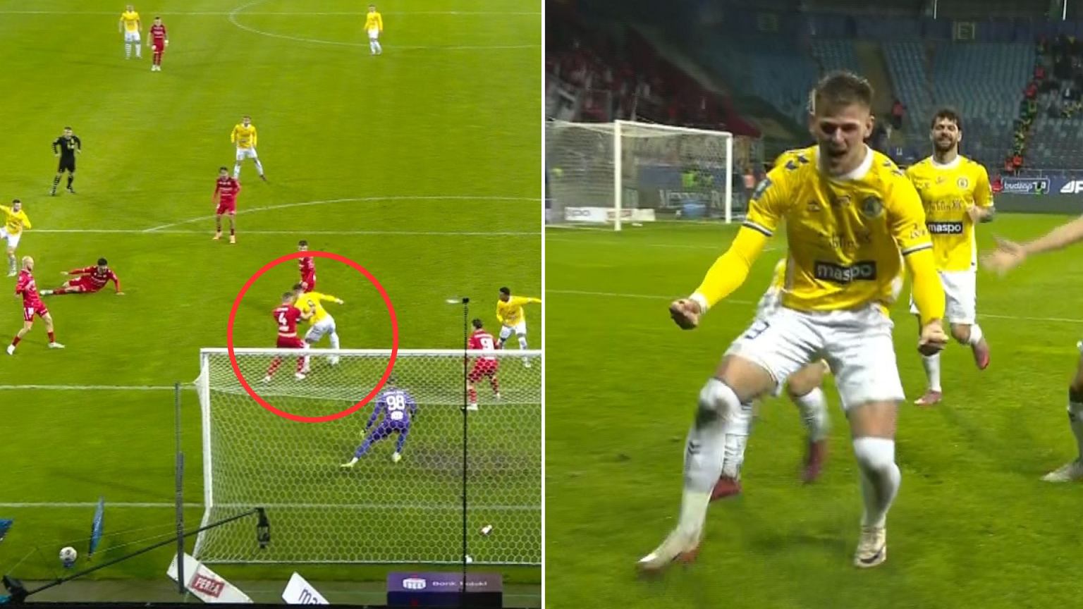 Pogrom i gol piętą w meczu Ekstraklasy! Tego nikt się nie spodziewał Piłka nożna