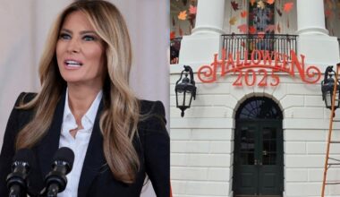 Melania Trump przystroi³a Bia³y Dom na Halloween. Wszyscy patrz± na jedno