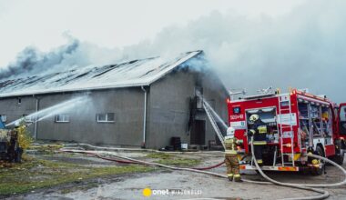 Pożar w Sadowie w woj. śląskim. RCB wydało alert dla mieszkańców