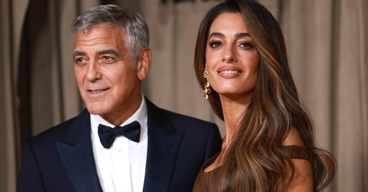 Amal Clooney w czekoladowej sukni zachwyciła. Uwagę ściągnęła też Meg Ryan