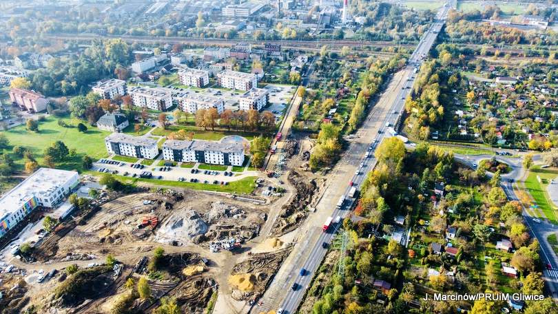 Na zakończenie robót w tym miejscu jeszcze poczekamy. Postęp prac przy przebudowie ulicy Zbożowej - 24GLIWICE - Portal Gliwice