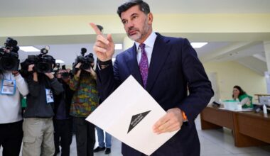 Burmistrz Tbilisi Kacha Kaladze