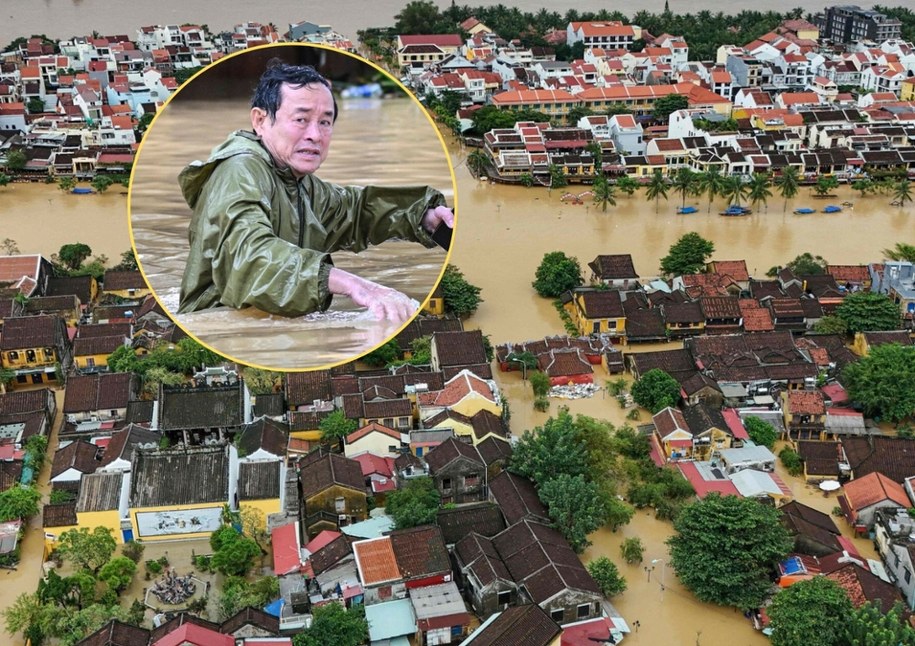 Turystyczne miasto Hoi An w Wietnamie pod wodą /NHAC NGUYEN  /East News