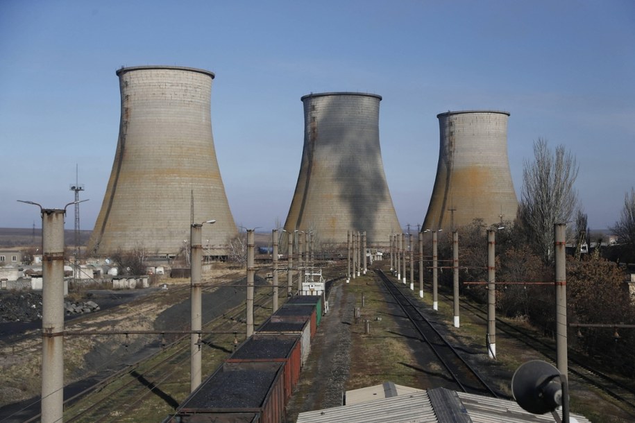 Archiwalne zdjęcie przedstawiające elektrociepłownię Starobeszewskaja /AA/ABACA /PAP/Abaca