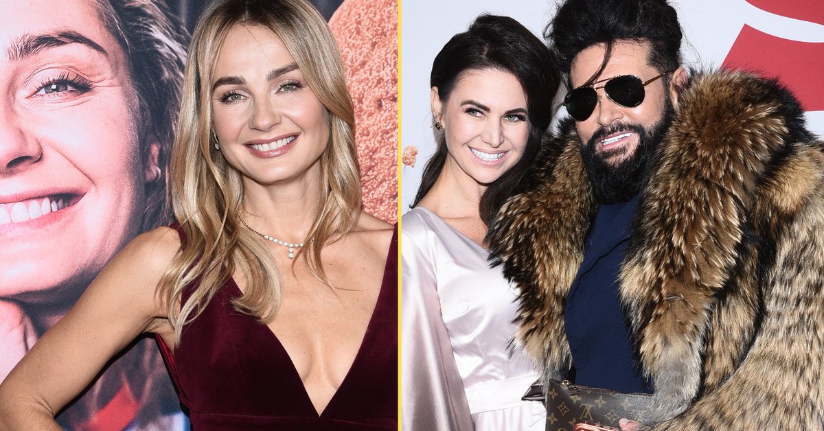 Małgorzata Socha w sukni z głębokim wycięciem. Krzysztof Rutkowski włożył futro - Onet