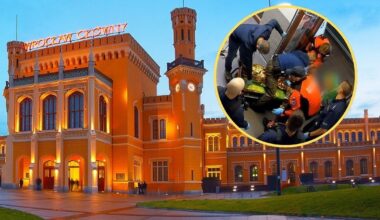 Senior wszedł na komisariat z krwawiącą raną. Policjant zareagował błyskawicznie [WIDEO] - Onet