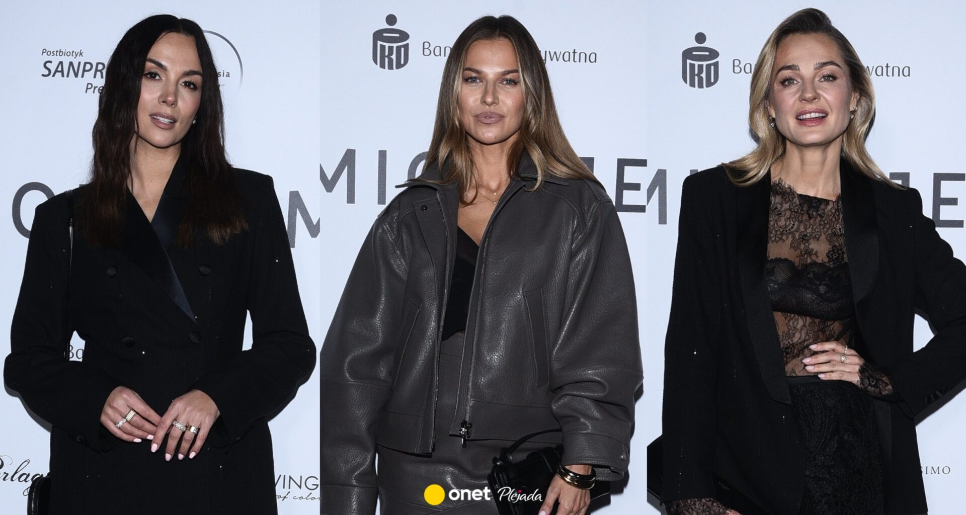 Paulina Krupińska cała na czarno. Anna Lewandowska w skórzanej czekoladzie