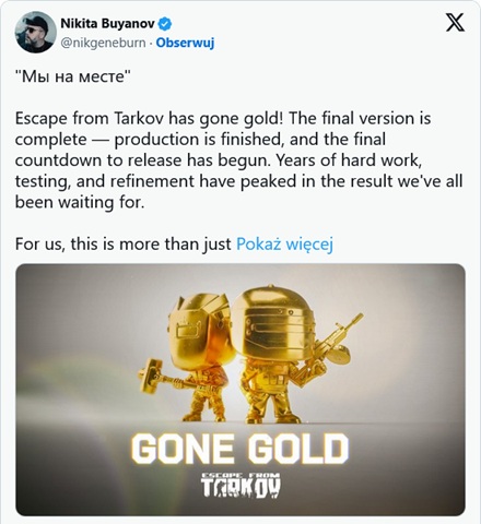 Źródło: Nikita Bujanow / serwis X.