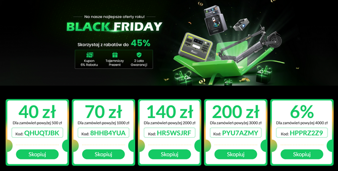 Promocje na Black Friday w Geekbuing - sprzęt biurowy, elektroniczny, rekreacyjny i gamingowy dobrych cenach [nc1]