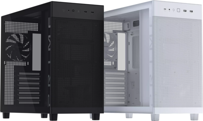 ASUS Prime AP303 - obudowy Mid Tower oparte na siatce. Obsługa płyt ATX i 360 mm AiO. Dostępna wersja ze szklanym bokiem [4]