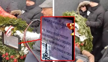 Prowokator spod pomnika smoleńskiego oskarżył Kaczyńskiego. Jest prawomocna decyzja sądu