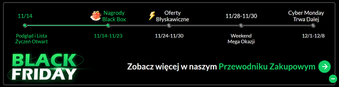 Promocje na Black Friday w Geekbuing - sprzęt biurowy, elektroniczny, rekreacyjny i gamingowy dobrych cenach [nc1]