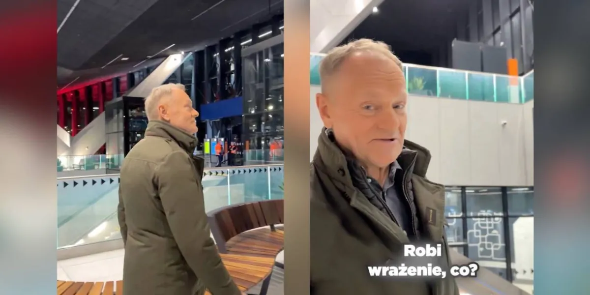 Tusk zachwyca się dworcem po modernizacji. Zapomniał, że zaczął ją... PiS [WIDEO]