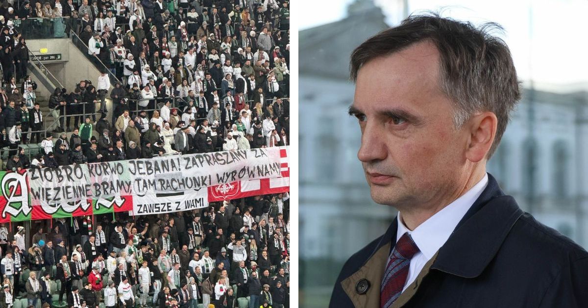 Manifest na meczu Legii. W więzieniu na Zbigniewa Ziobrę będzie czekać piekło