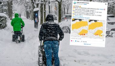 IMGW ostrzega przed nową śnieżycą. Wskazano regiony gdzie spadnie 25 cm śniegu - Onet
