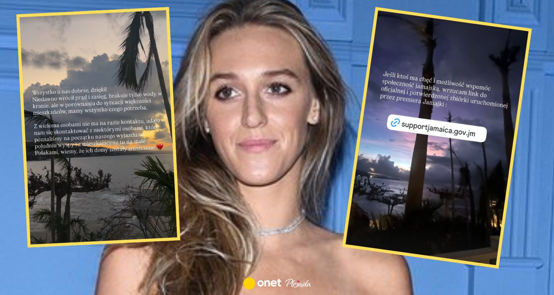 Aleksandra Żebrowska łamiącymi serce słowami o Jamajce. Tak wygląda po huraganie
