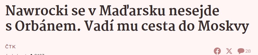 Tak czeskie media piszą o decyzji prezydenckiej kancelarii