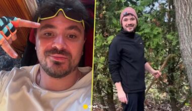 Daniel Martyniuk zabrał się za jesienne porządki. Towarzyszyli mu syn i żona