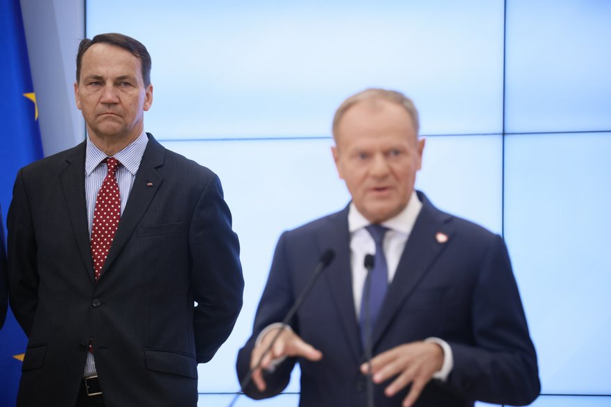 Radosław Sikorski i Donald Tusk