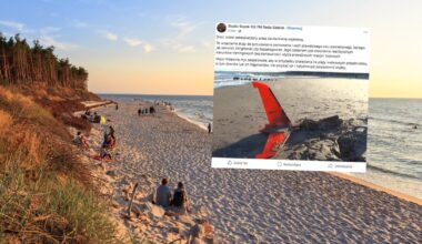 Znalazł tajemniczy obiekt na plaży w Ustce. Natychmiast wezwał służby