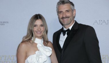 Joanna Koroniewska w bieli na balu TVN. Maciej Dowbor zaskoczył wąsem - Onet