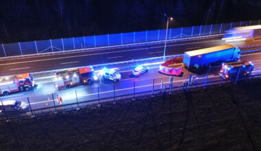 Tragiczny wypadek na S3 pod Skwierzyną. Nie żyje kierowca ciężarówki, ranny policjant