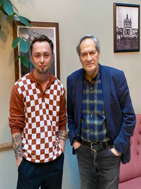 Dawid Dudko i Jerzy Zelnik podczas wywiadu dla Onetu