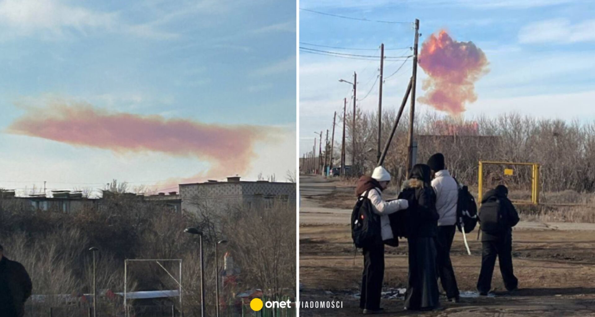 Tajemnicza chmura nad rosyjskim poligonem. Sieć obiegło nagranie eksplozji