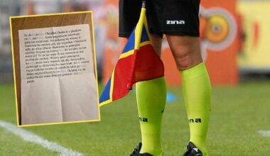 List, który dostał sędzia IV ligi
