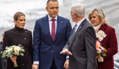 Marta Nawrocka, Karol Nawrocki, Petr Pavel z żoną