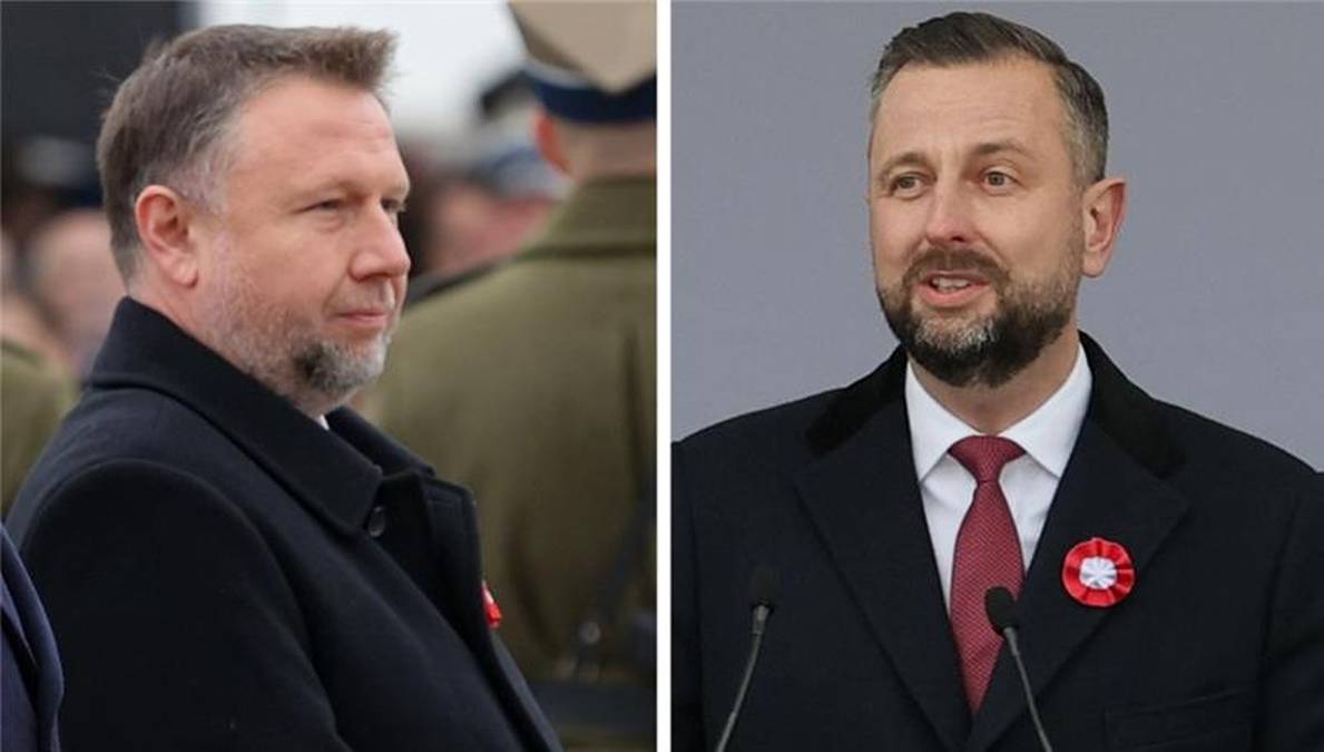 Portret Władysława Kosiniaka-Kamysza i Marcina Kierwińskiego