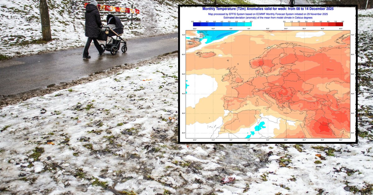 Pierwsza dekada grudnia zapowiada się wyjątkowo sucho. Miejscami w ogóle nie pojawi się deszcz